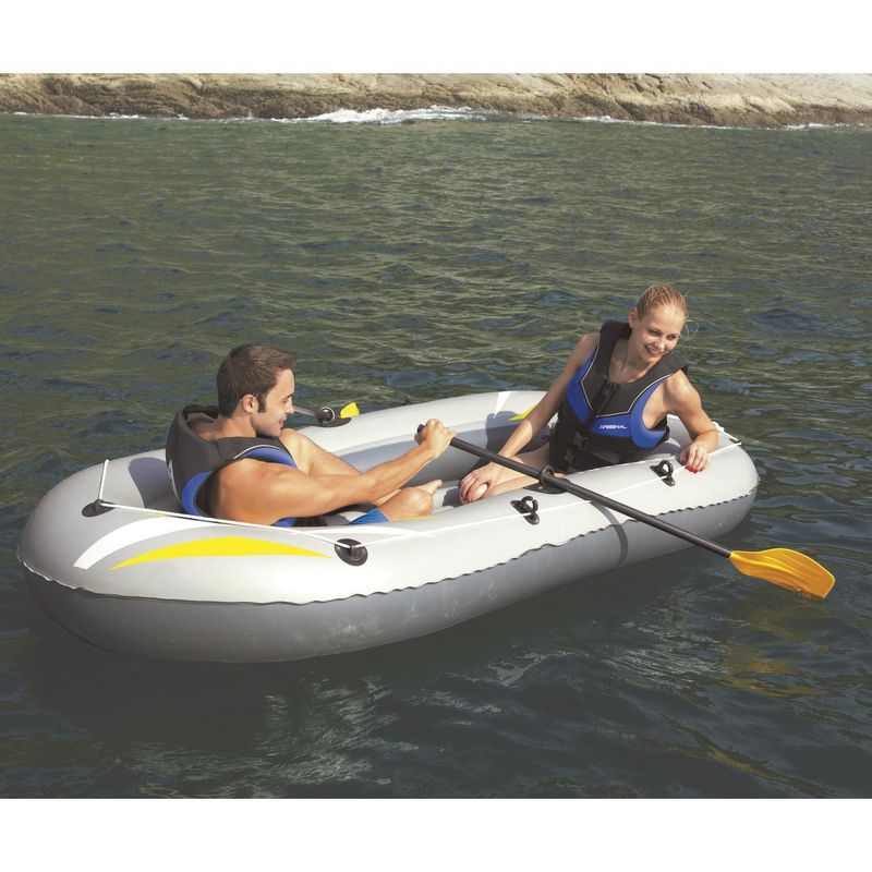 BESTWAY - Bote Inflable Hydro Force RX-5000 1 Persona(s) 250x118 cm Blanco/Gris