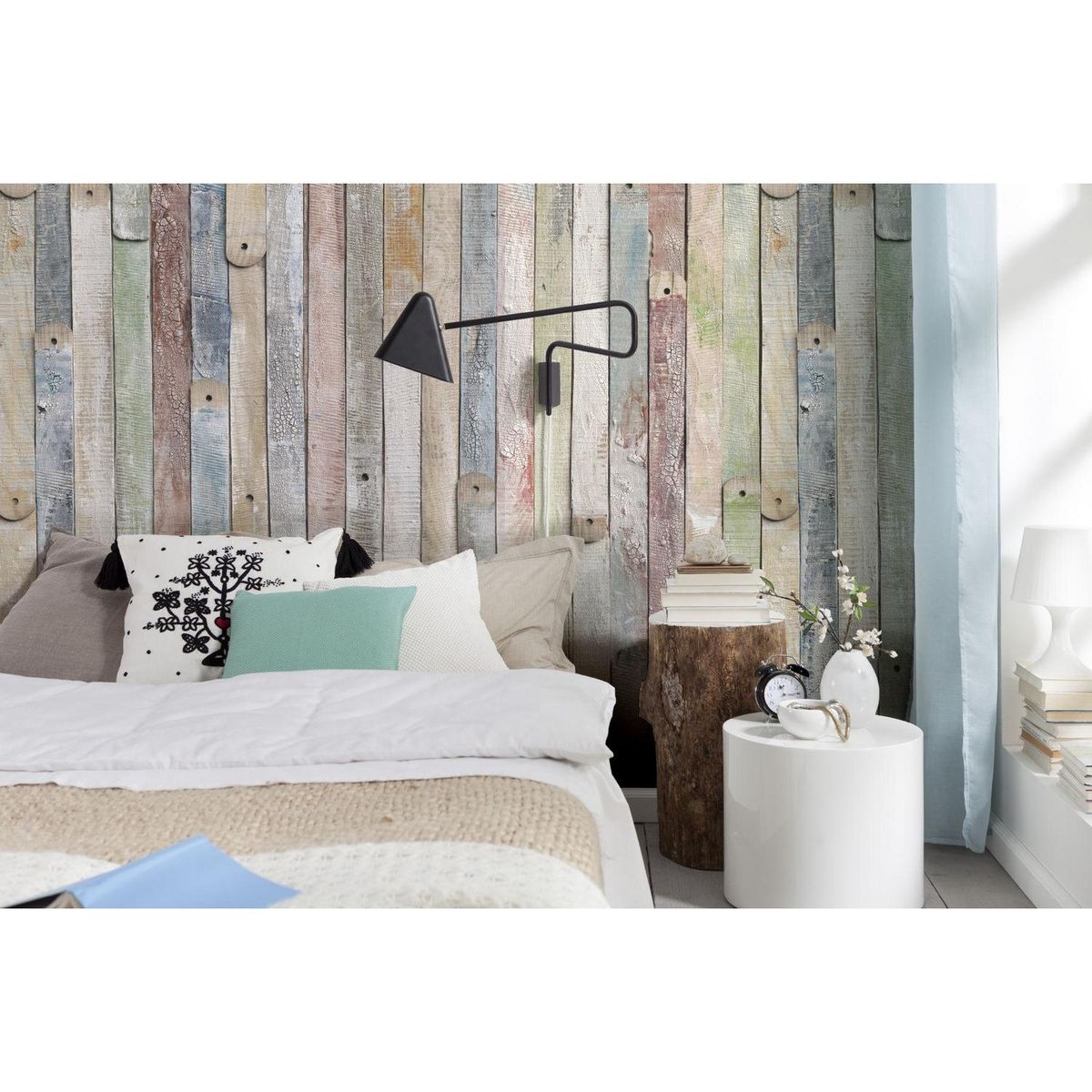 KOMAR - Papel Fotomural Vintage Wood 4,6 m2