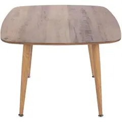 JUST HOME COLLECTION - Mesa Lateral Dominga Natural 60x60x45 cm