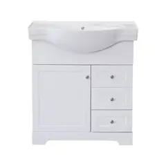 SENSI DACQUA - Kit Mueble Vanitorio Napoles 45x91x80 cm blanco