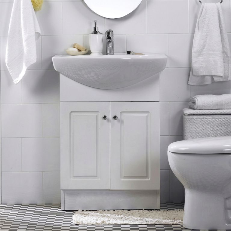 Kit Mueble Vanitorio San Remo 66x50x87 cm blanco