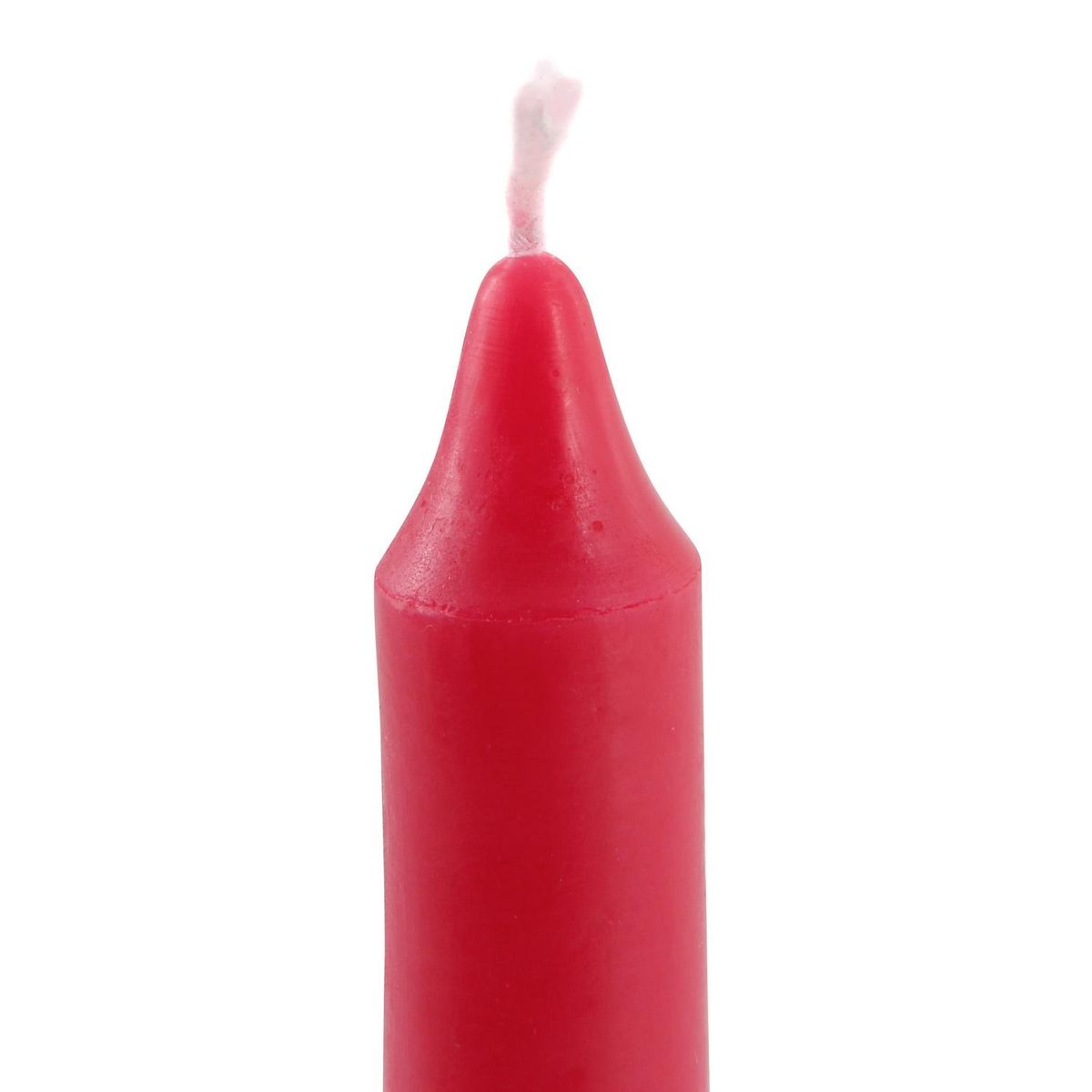 JUST HOME COLLECTION - Set de velas para candelabro frutilla 4 unidades rojo