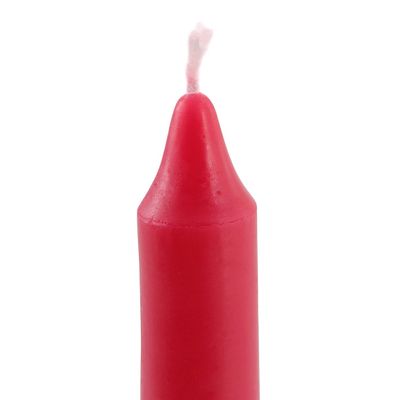 Imagen 2 del producto Set de velas para candelabro frutilla 4 unidades rojo