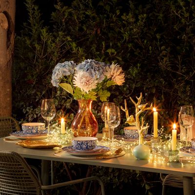 Imagen 2 del producto Set de velas para candelabro vainilla 4 unidades ivory