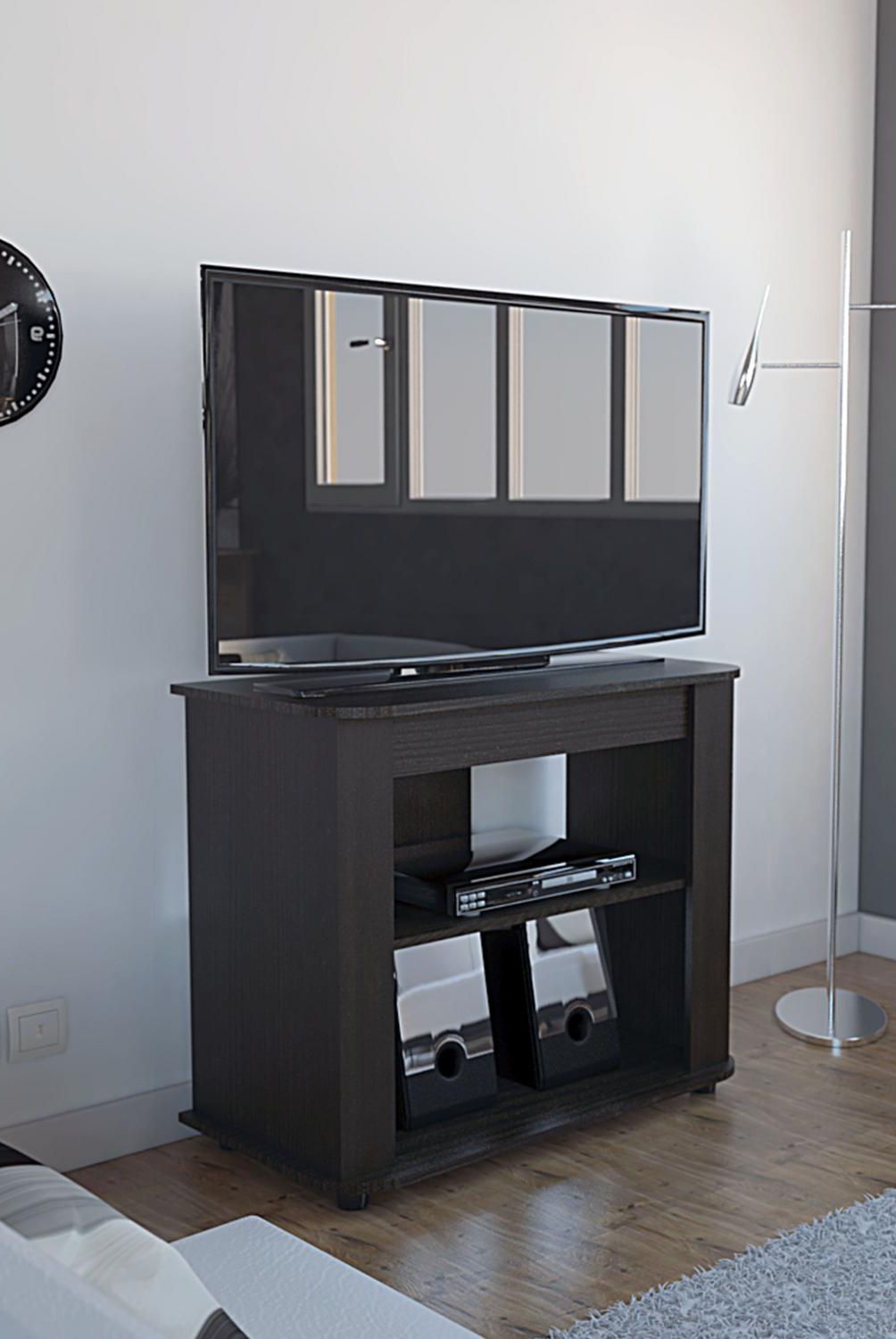 TUHOME - Rack TV 40 " Maori Wengué 90x75x45 cm