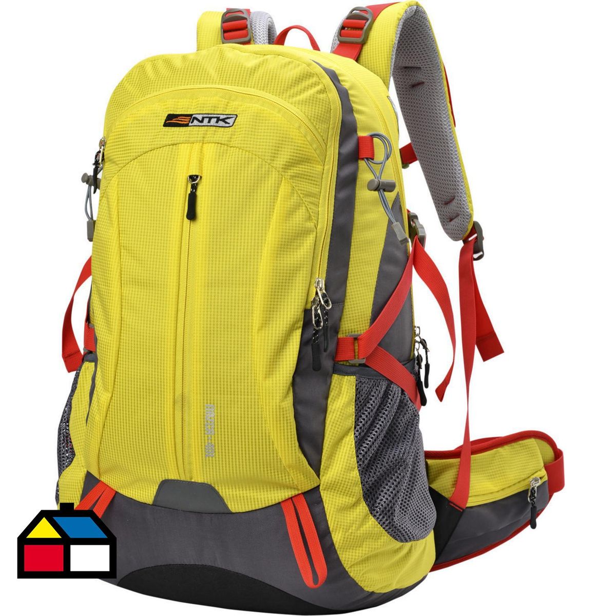 NAUTIKA - Mochila Nazca 40 Litros Amarillo/gris
