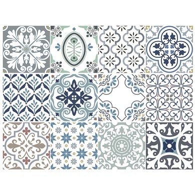 azulejo autoadhesivo 15x15 cm 12 unidades