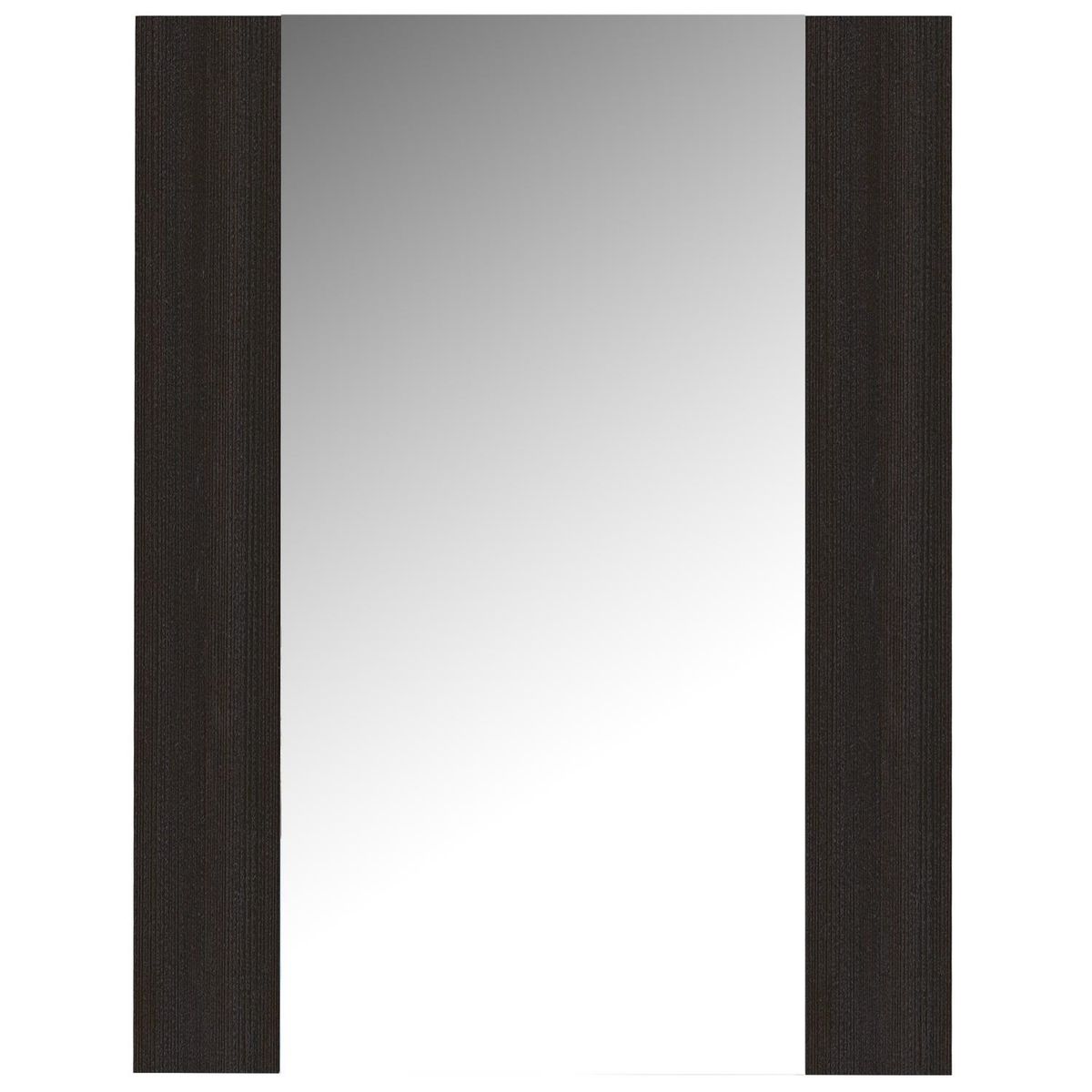 TUHOME - Espejo Baño Forma Rectangular 45x60 cm Negro Madrid
