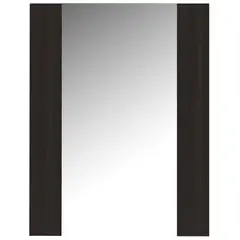 TUHOME - Espejo Baño Forma Rectangular 45x60 cm Negro Madrid