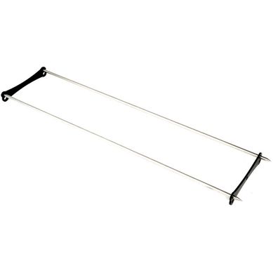 Accesorio doble vara para parrilla acero