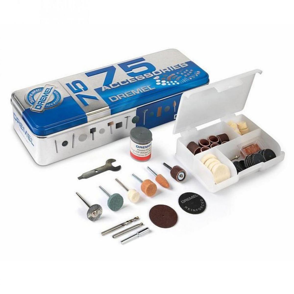Kit de accesorios para herramientas eléctricas 75 piezas, marca DREMEL - Foto Principal