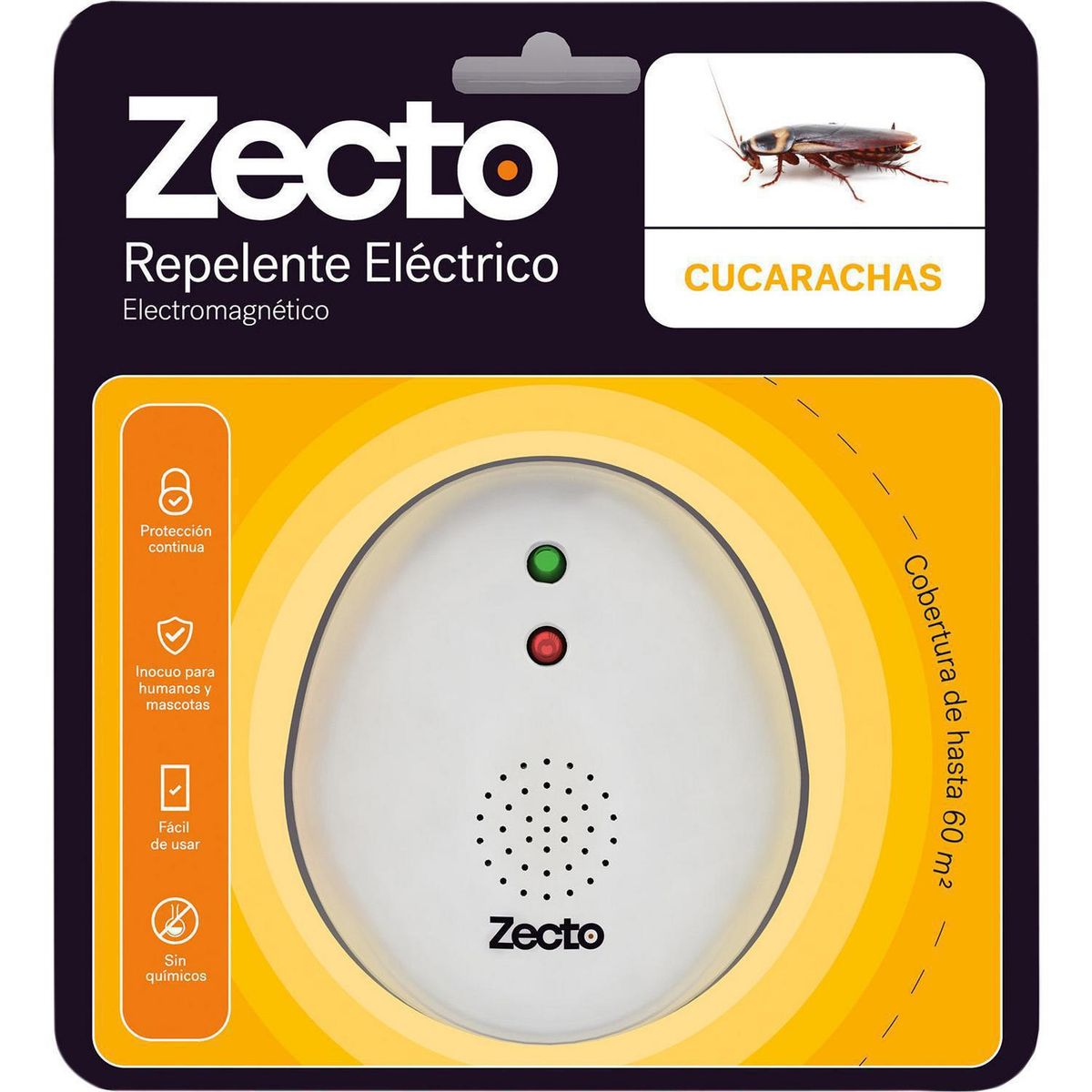 ANASAC - Repelente eléctrico zecto para cucarachas