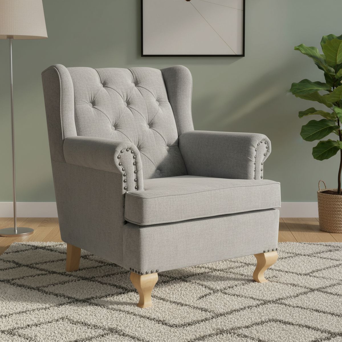 NUEVALINEA - Sitial Tachas 92x82x76 cm