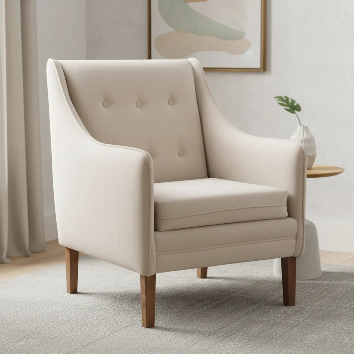 NUEVALINEA - Sitial Vivo Beige 92x76x71 cm