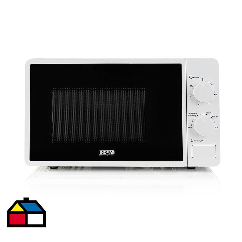 THOMAS - Microondas Análogo 18 Litros Blanco TH-18B05