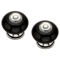 FIXSER - Set de perillas porcelana 40 mm 2 unidades begro