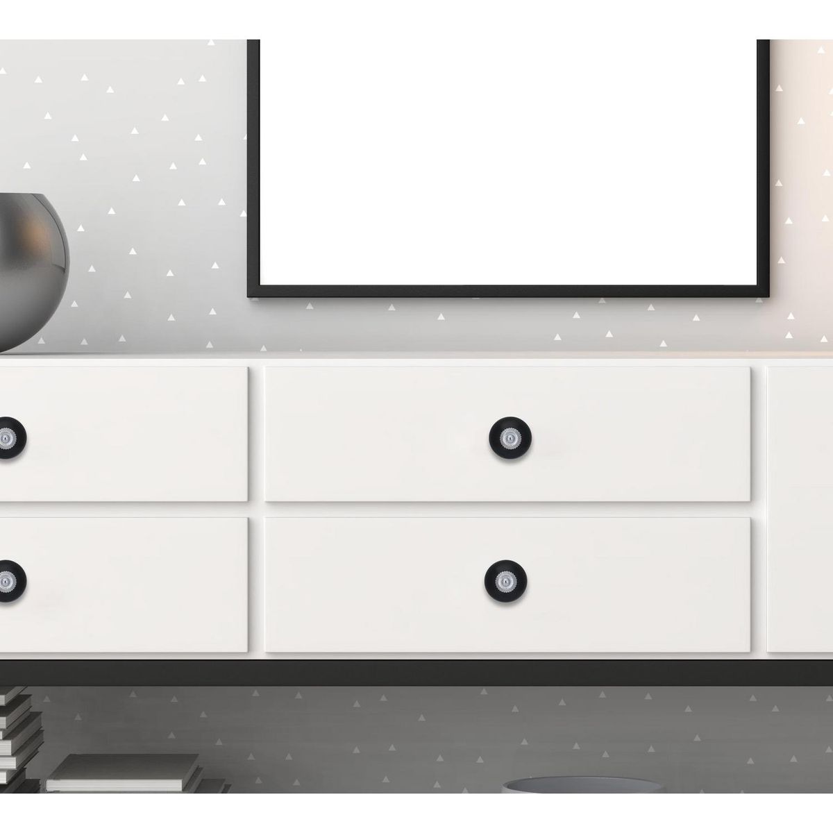 FIXSER - Set de perillas porcelana 40 mm 2 unidades begro