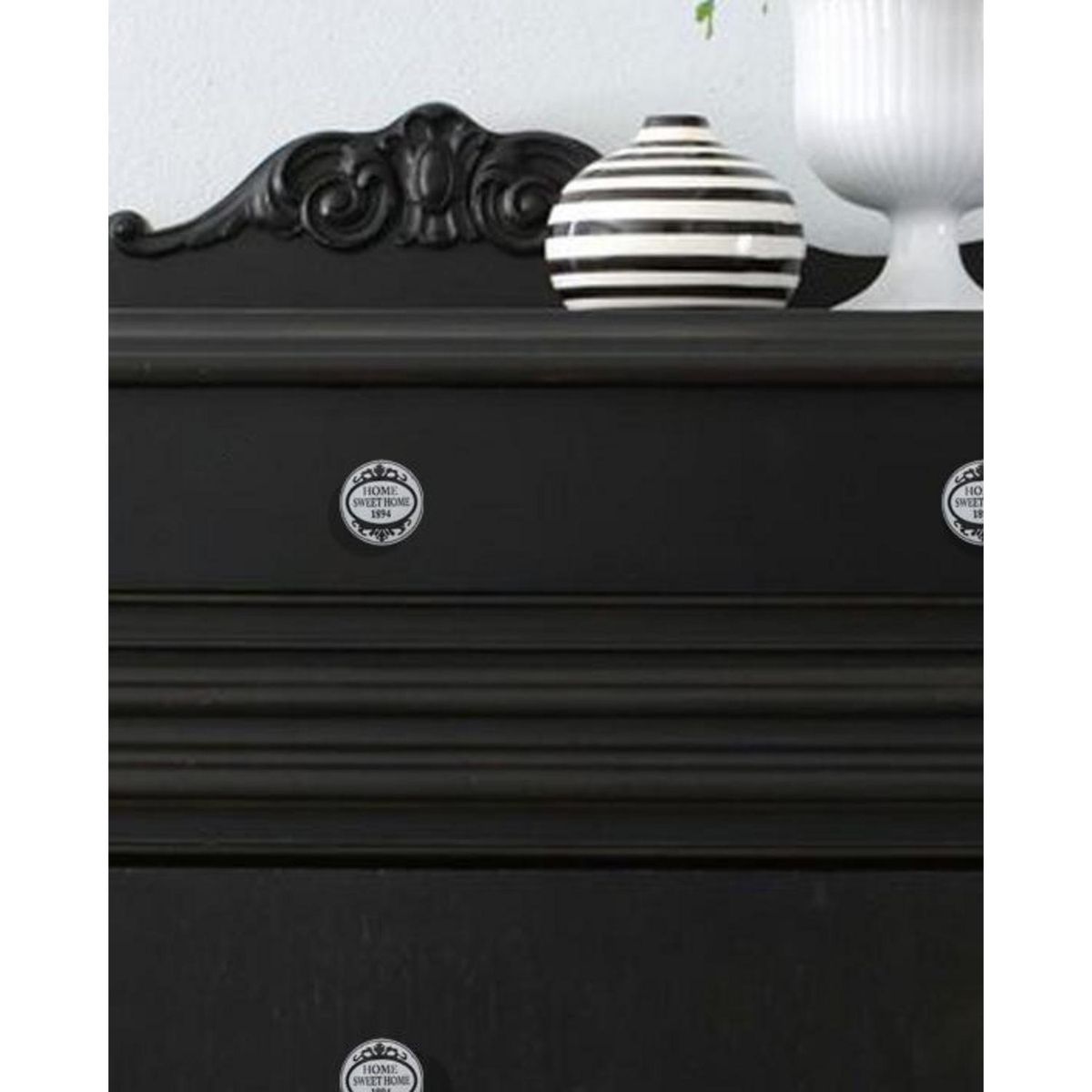 FIXSER - Set de perillas Home porcelana 40 mm 2 unidades