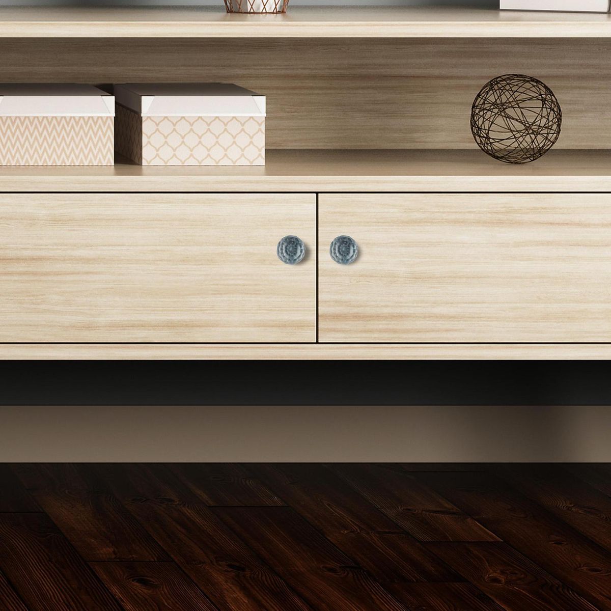 FIXSER - Set de perillas 30 mm 2 unidades transparente