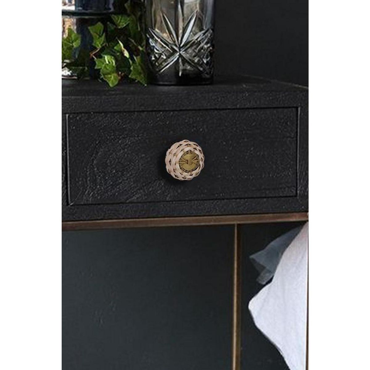 FIXSER - Set de perillas 36 mm 2 unidades Bambú