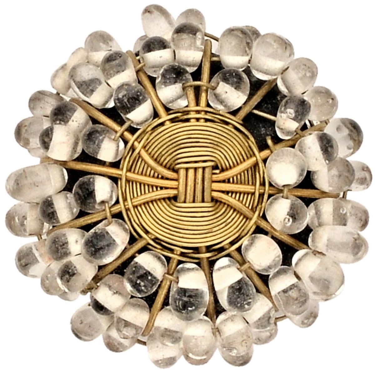 FIXSER - Set de perillas cristal lágrimas 2 unidades