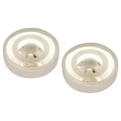 FIXSER - Set de perillas cristal al ácido 2 unidades