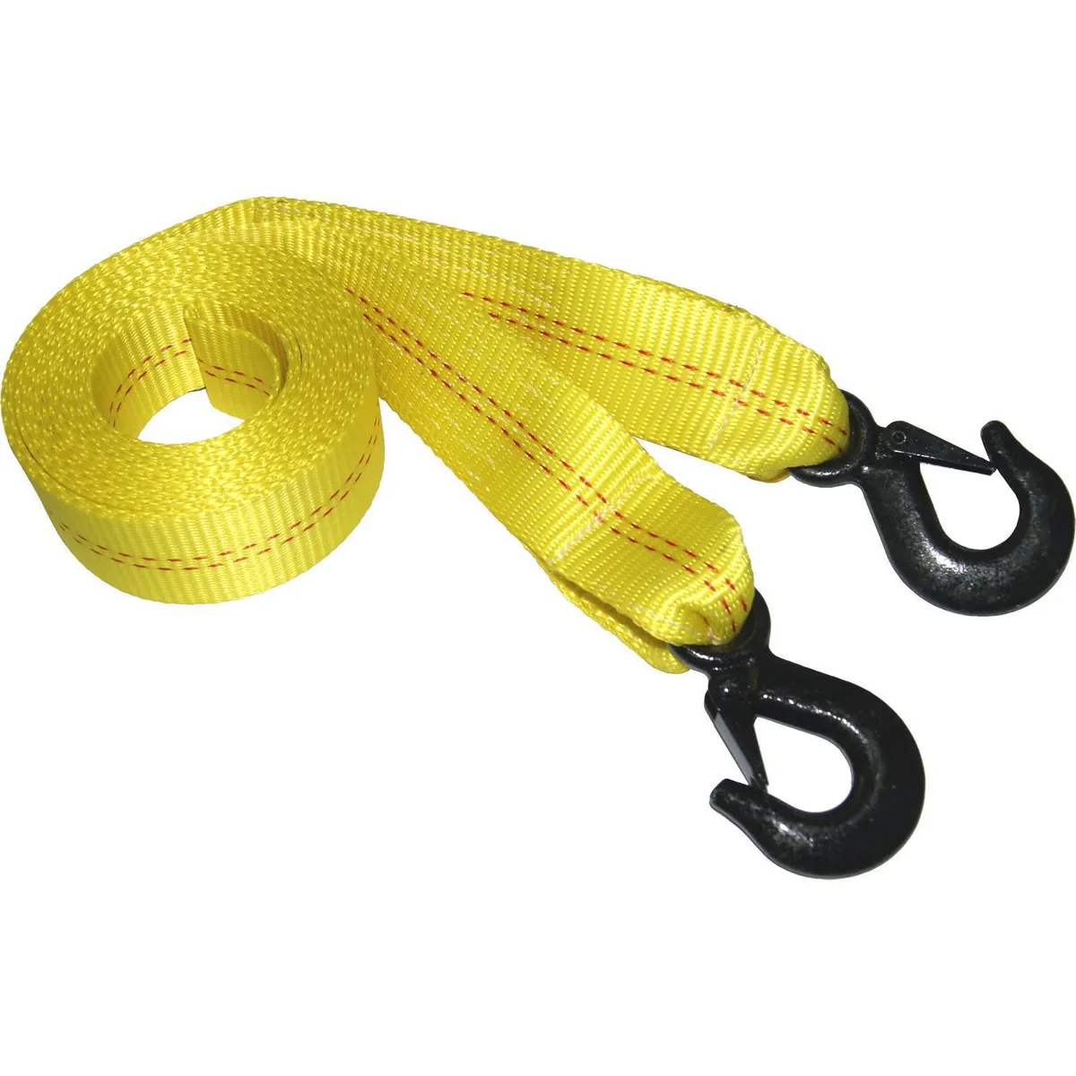 AUTOSTYLE - Correa de Arrastre Autostyle 1500 Kg 5 metros Amarillo Remolque