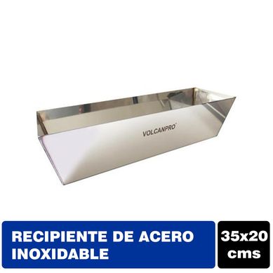 Recipiente acero para masilla
