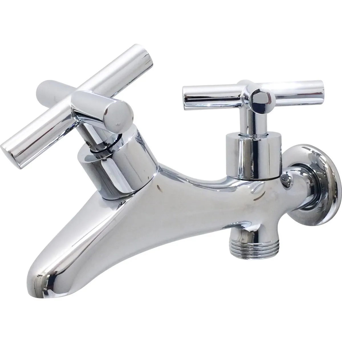 TEBISA - Llave para Lavadero Lavadora Cromado