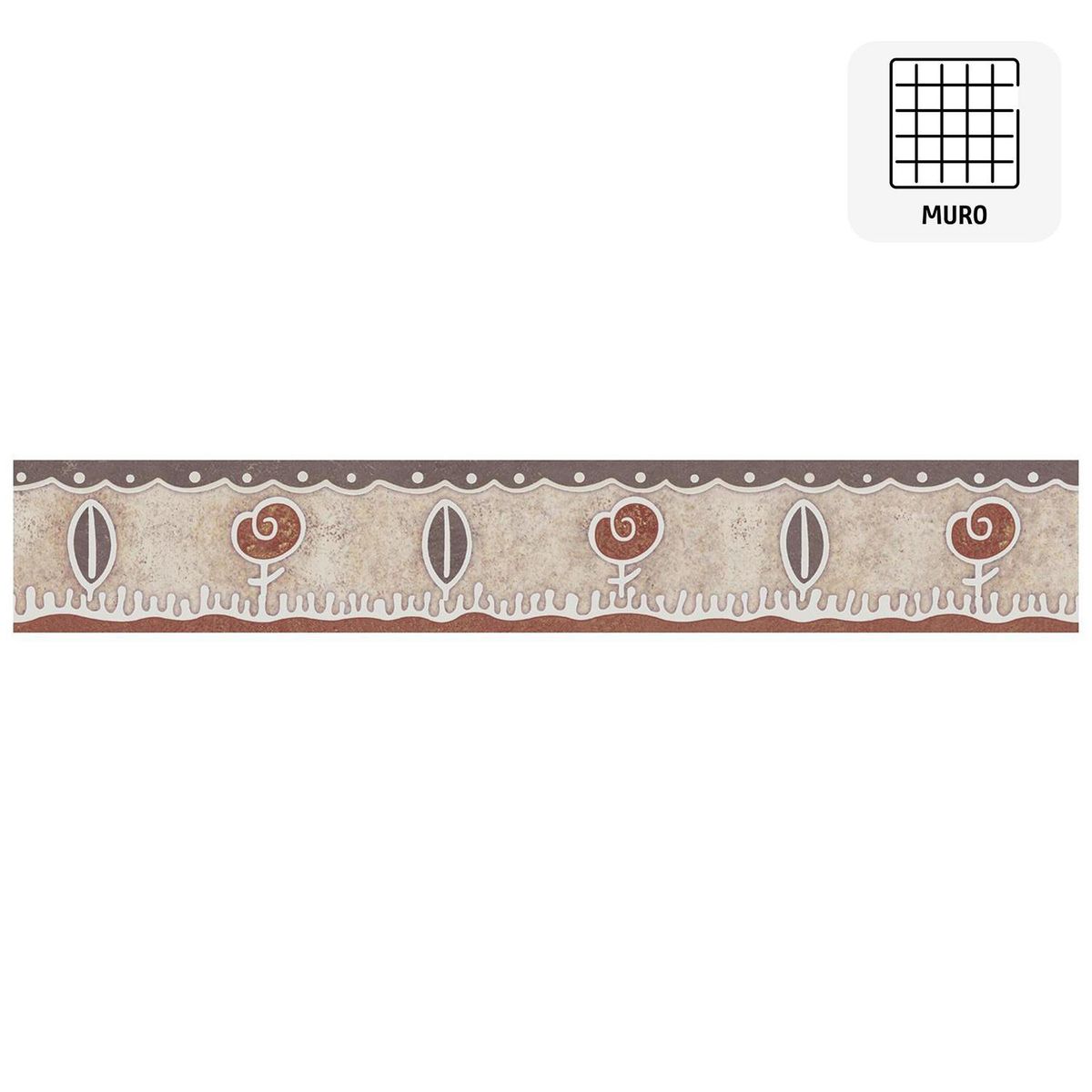 CORDILLERA - Listel Azteca beige 5,7x35 cm