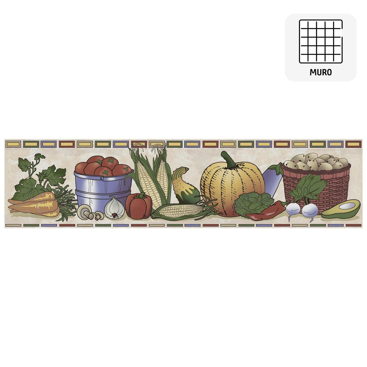 CORDILLERA - Listel Vegetales 8,7x35 cm