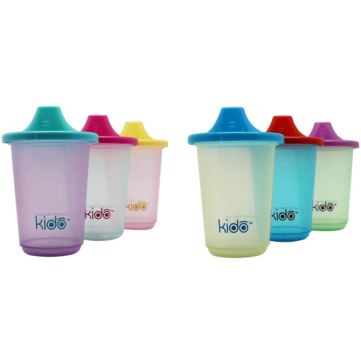 KIDO - Set de Vasos Reutilizables Kido Infantil 300 ml 3 Unidades