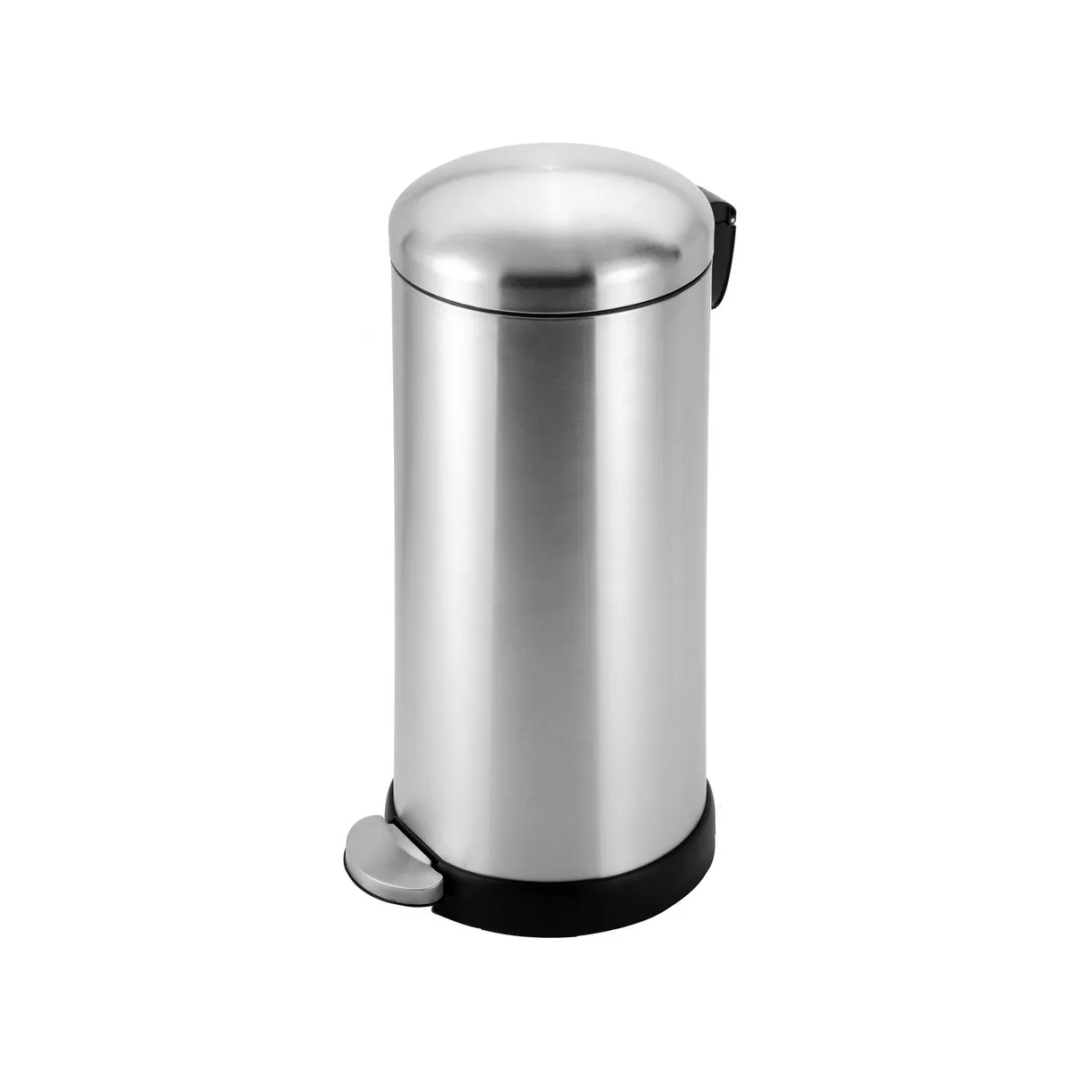 JUST HOME COLLECTION - Papelero 20 Litros Metal Gris/negro