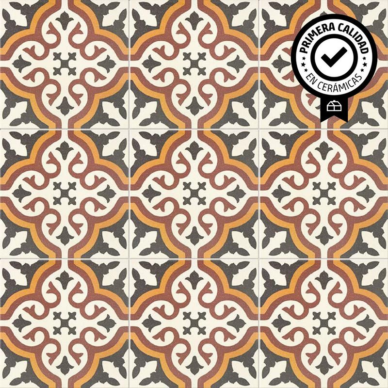 MAINZU - Cerámica 20x20 cm Gotic Multicolor 1 m2