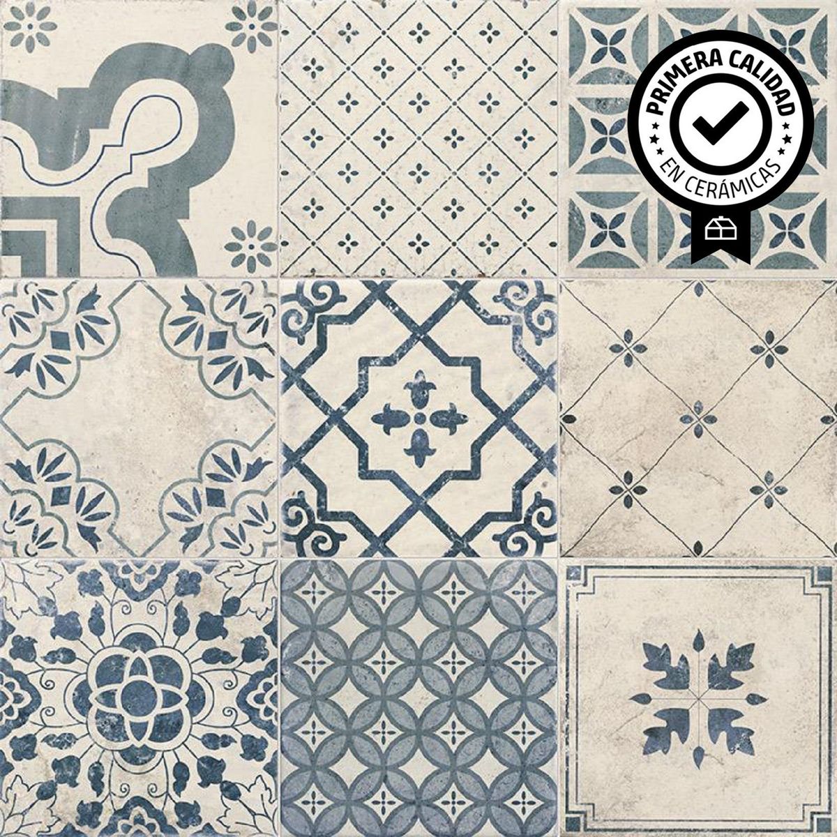 MAINZU - Cerámica 20x20 cm Antiqua Multicolor 1 m2