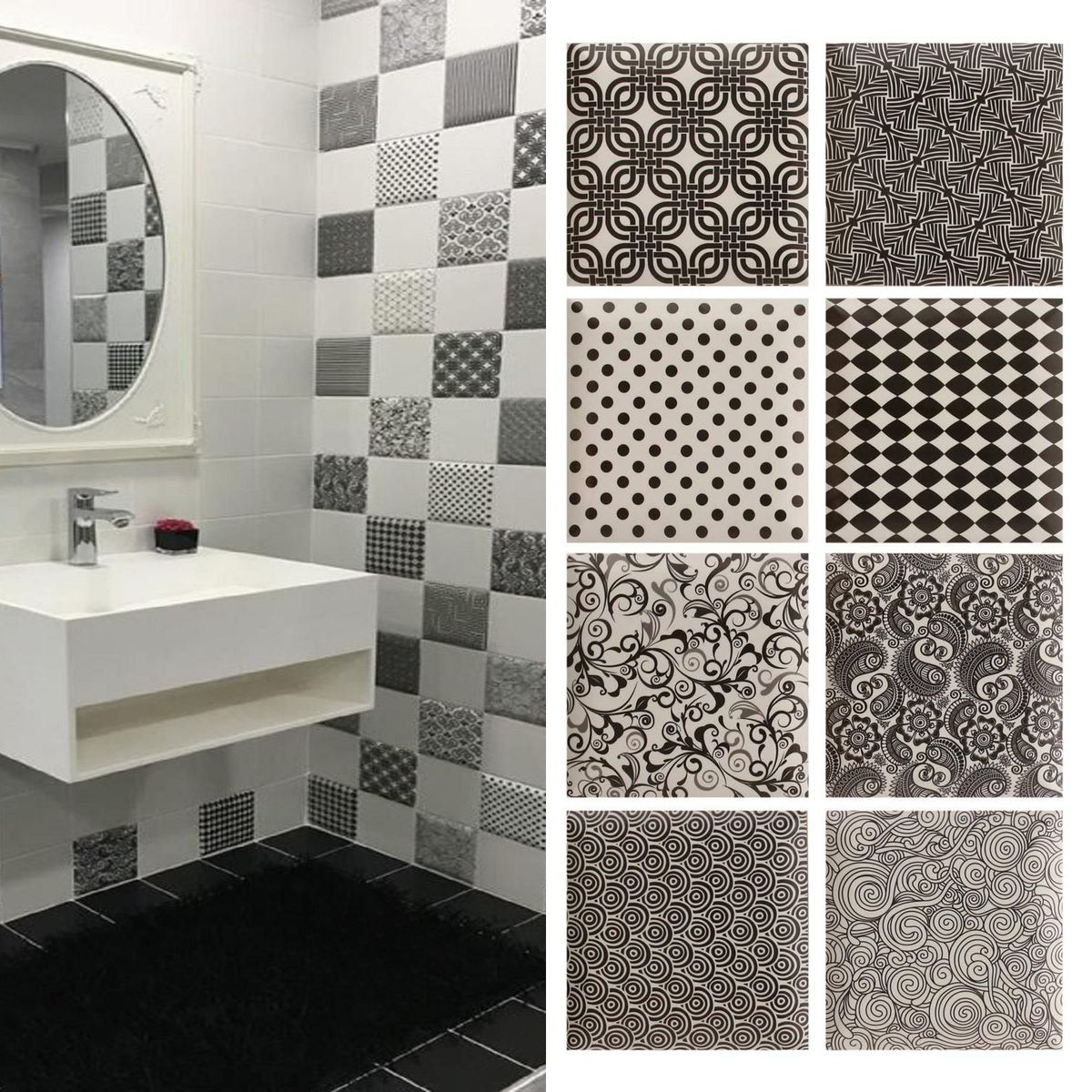 MAINZU - Cerámica 15x15 cm Preston Multicolor. 0.5 m2