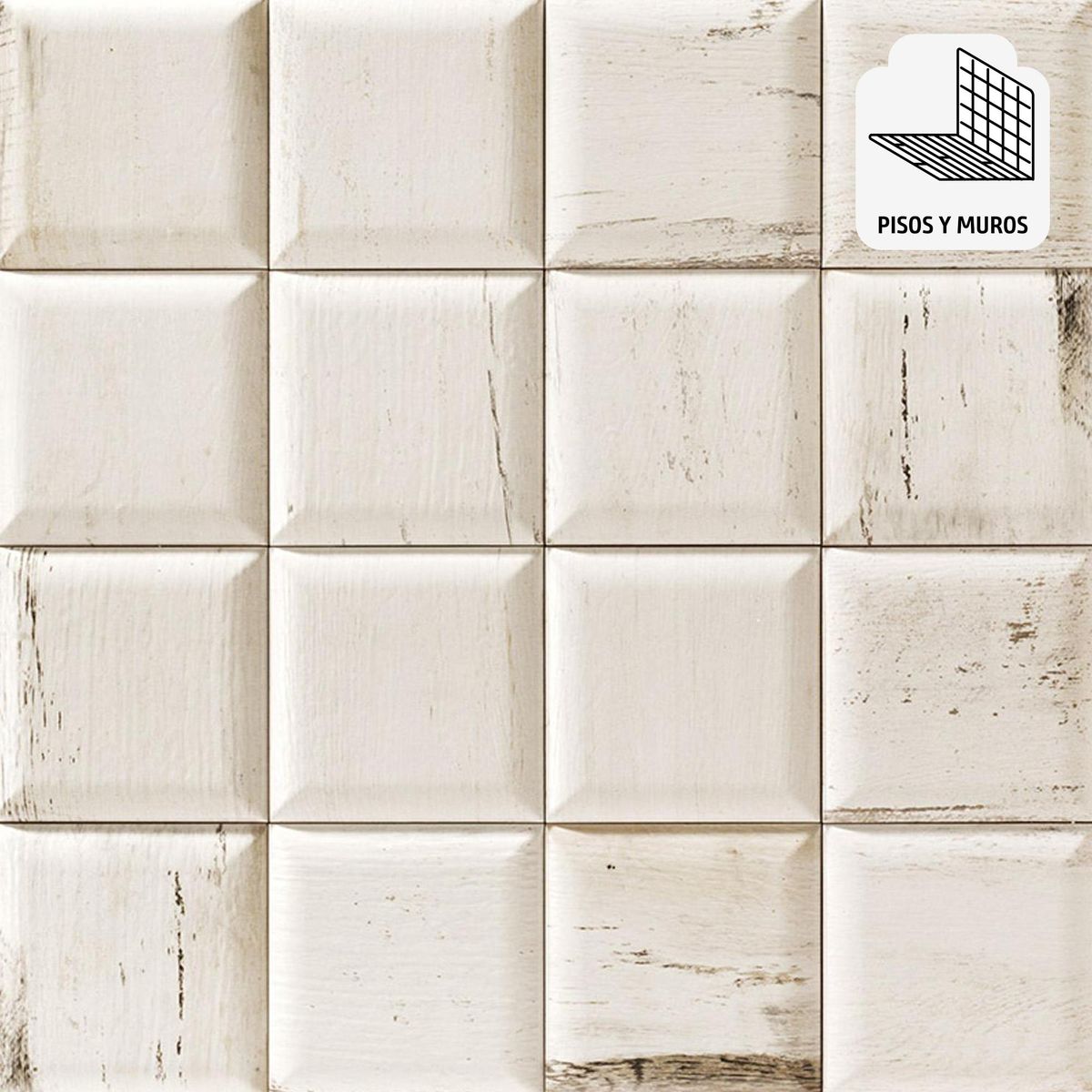 MAINZU - Cerámica 20x15 cm Soho Blanco 0.5 m2