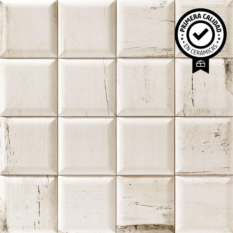 MAINZU - Cerámica 20x15 cm Soho Blanco 0.50 m2