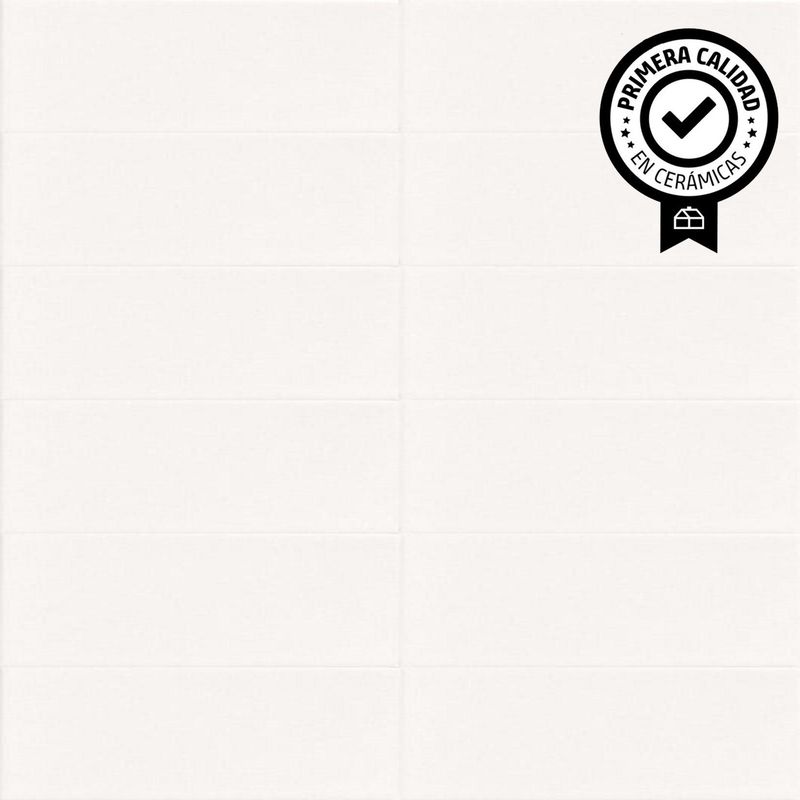 MAINZU - Cerámica 20x19.5 cm Brillo Blanco 1 m2
