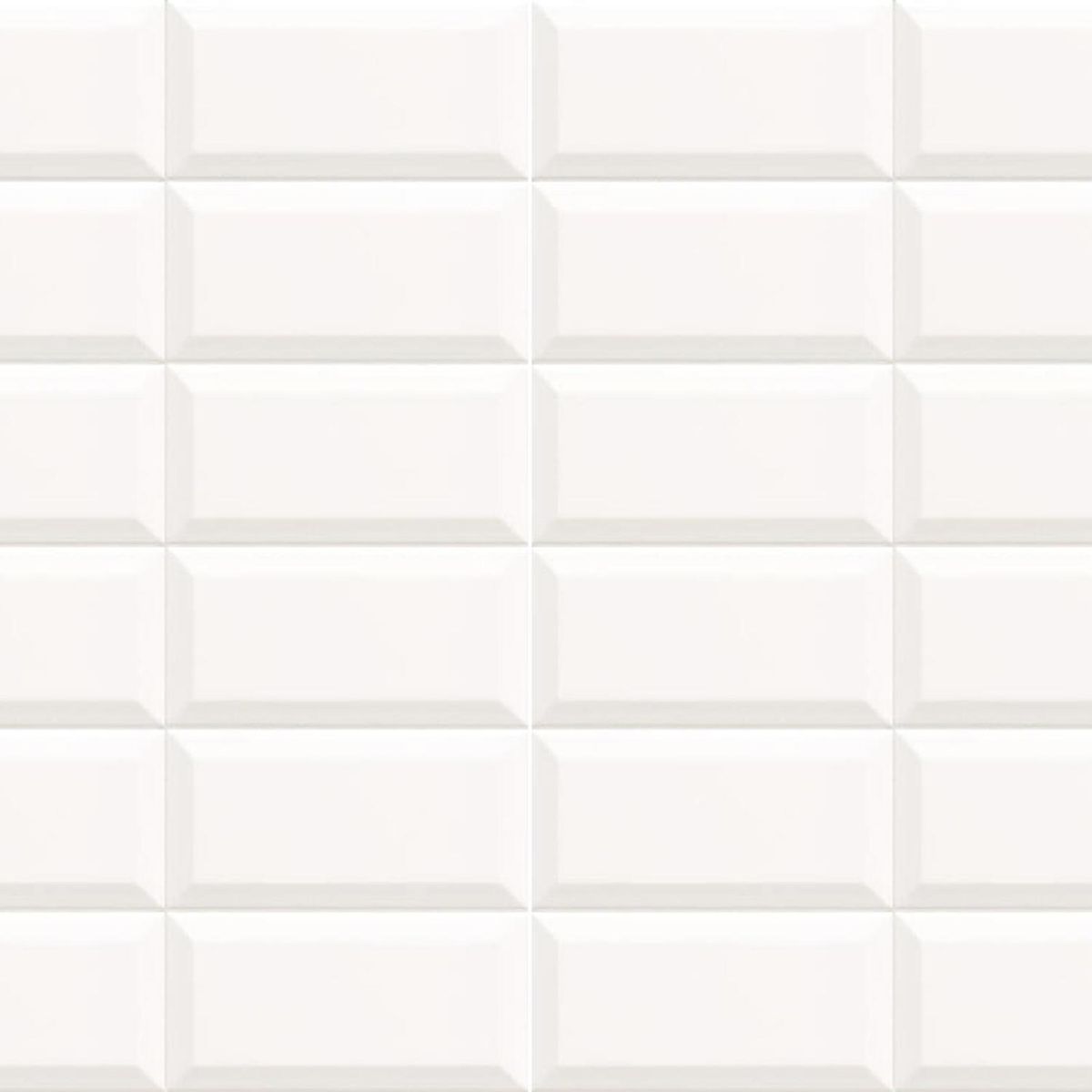 MAINZU - Cerámica 20x10 cm Bisel mate Blanco.. 1 m2