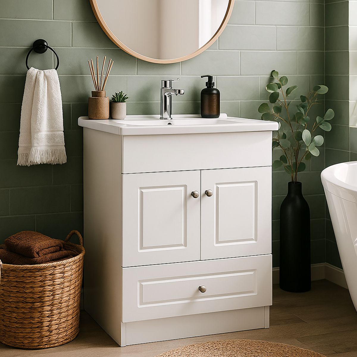 DOMSA - Kit mueble vanitorio B60-PHB F 60x47x80 cm