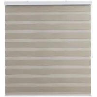 Cortina Roller Dúo Poliéster Beige