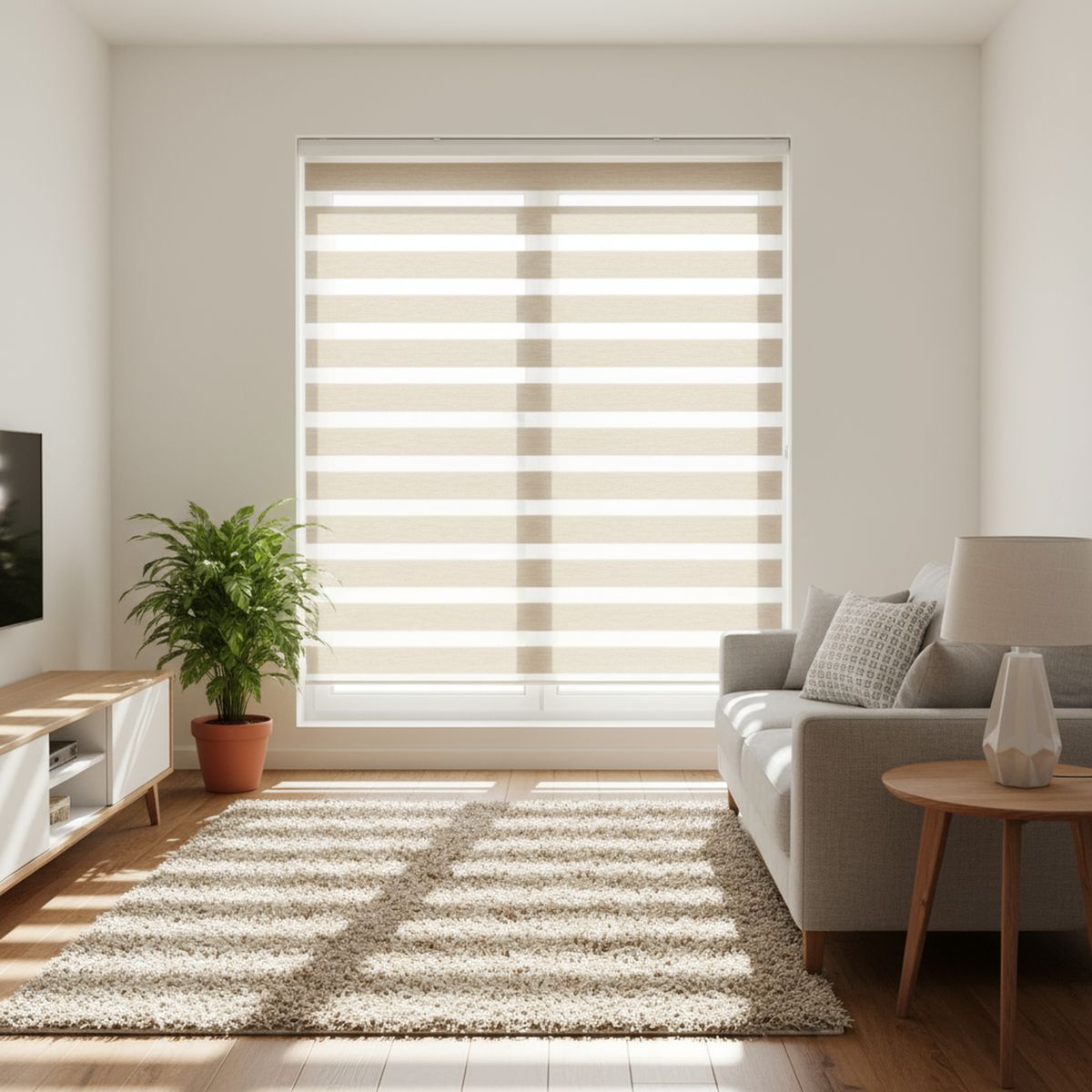 JUST HOME COLLECTION - Cortina Roller Dúo Black Out Beige