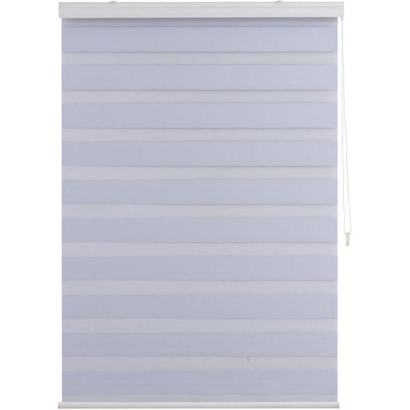 JUST HOME COLLECTION - Cortina Roller Dúo Black Out Blanco