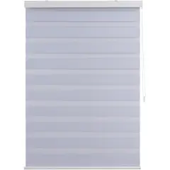 JUST HOME COLLECTION - Cortina Roller Dúo Black Out Blanco