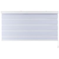 Cortina Roller Dúo Poliéster Blanco