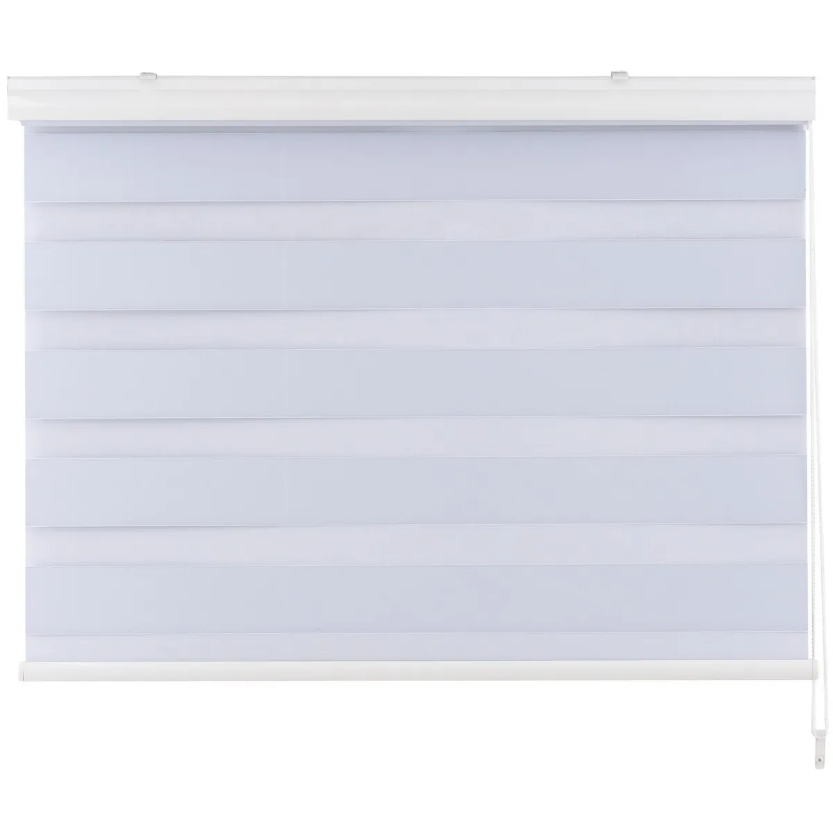 JUST HOME COLLECTION - Cortina Roller Dúo Black Out Blanco