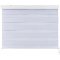 Cortina Roller Dúo Poliéster Blanco