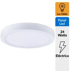 BYP - Panel LED circular 30 cm 24 W luz cálida