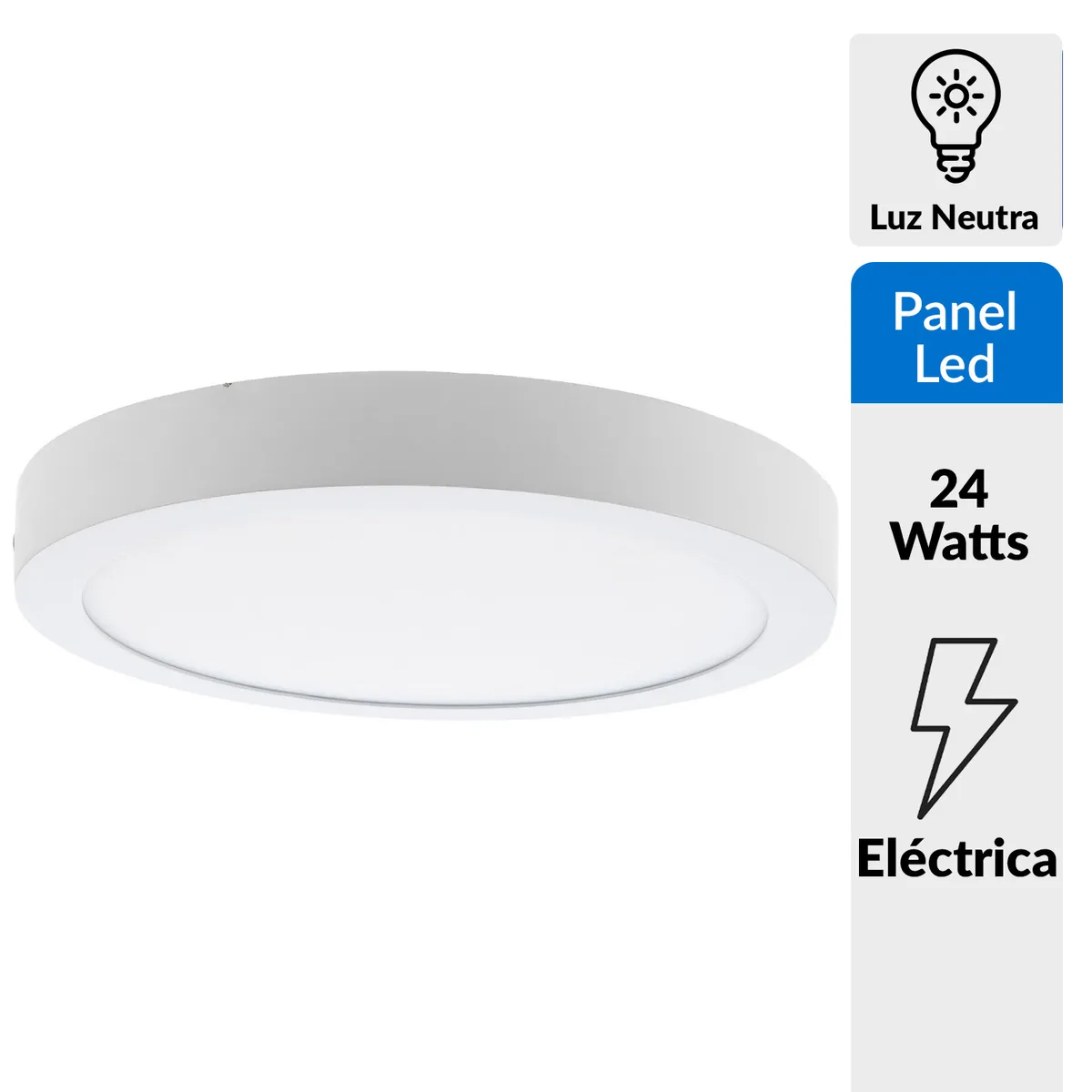 BP ILUMINACION - Panel LED circular 31,5 cm 24 W luz día